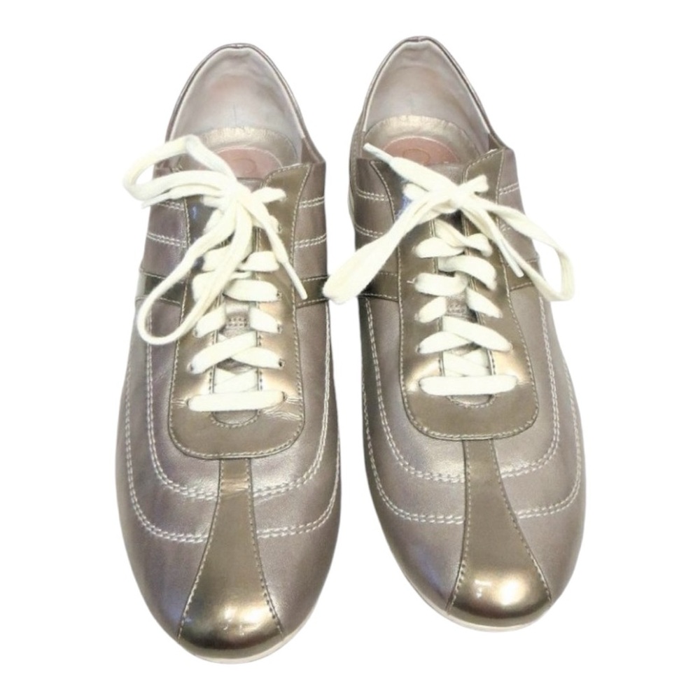 Cole Haan Air Bria Vintage Silver Oxfords 10 B